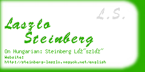 laszlo steinberg business card